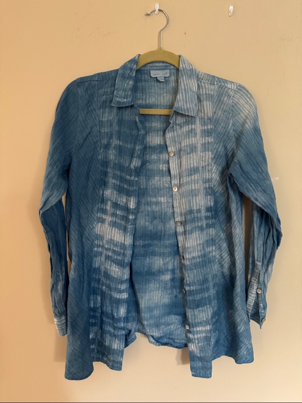 Blue Linen Top by J. Jill